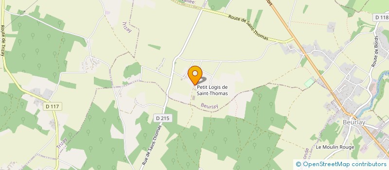 localisation de l'entreprise MONSIEUR STEPHANE MONCEAU  BEURLAY