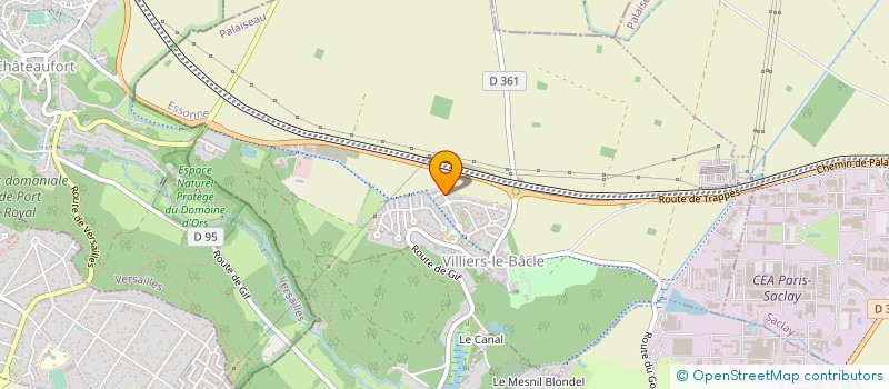 localisation de l'entreprise MONSIEUR STEPHANE MONDESIR  VILLIERS-LE-BACLE