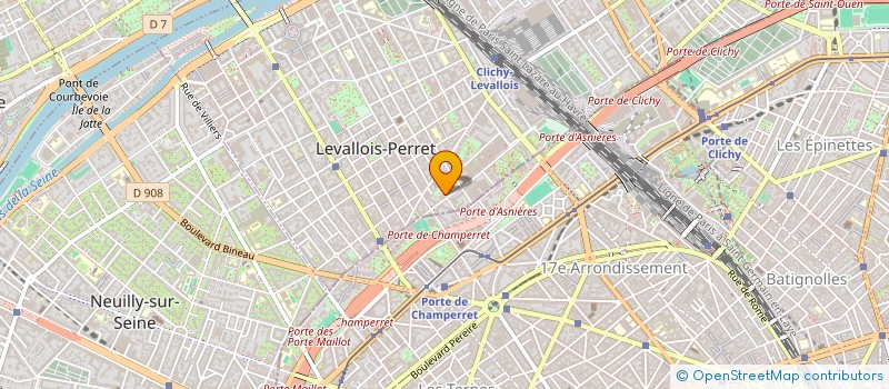 localisation de l'entreprise MONSIEUR STEPHANE MONFORT à LEVALLOIS-PERRET