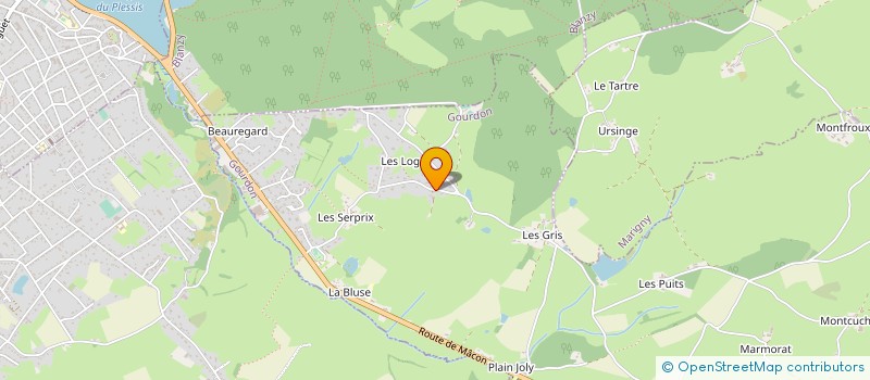 localisation de l'entreprise MONSIEUR STEPHANE MONNERET  GOURDON