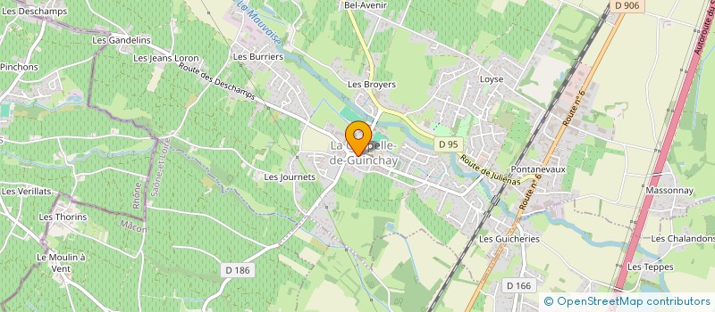 localisation de l'entreprise MONSIEUR STEPHANE MONNET à ROMANECHE-THORINS