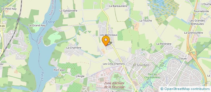 localisation de l'entreprise MONSIEUR STEPHANE MONNIER  CARQUEFOU