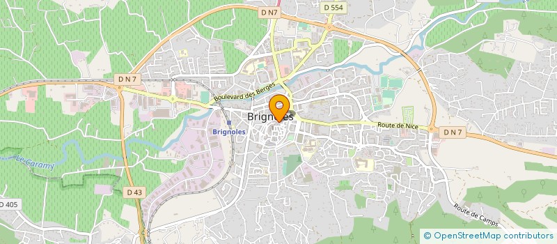 localisation de l'entreprise MONSIEUR STEPHANE MONOD  BRIGNOLES