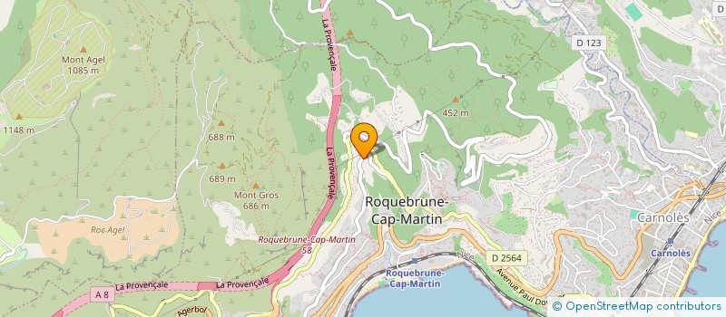 localisation de l'entreprise MONSIEUR STEPHANE MONTALTO à ROQUEBRUNE-CAP-MARTIN