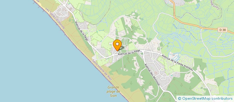 localisation de l'entreprise MONSIEUR STEPHANE MONTASSIER à SAINT-HILAIRE-DE-RIEZ