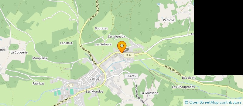 localisation de l'entreprise MONSIEUR STEPHANE MONTORIOL  VERGT