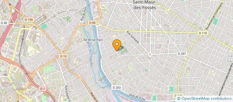 localisation de l'entreprise MONSIEUR STEPHANE MONVILLE  SAINT-MAUR-DES-FOSSES