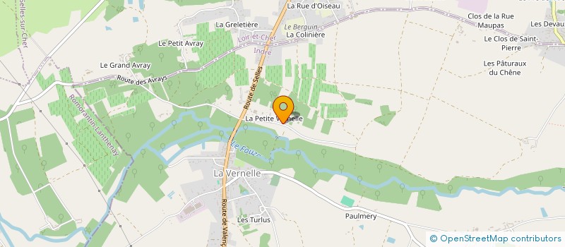 localisation de l'entreprise MONSIEUR STEPHANE MOREAU  LA VERNELLE