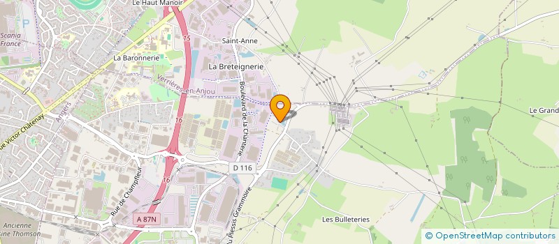 localisation de l'entreprise MONSIEUR STEPHANE MOREAU  SAINT-BARTHELEMY-D ANJOU