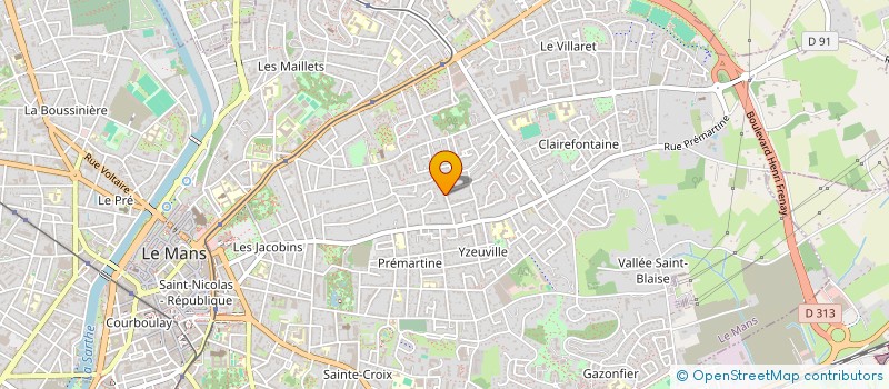 localisation de l'entreprise MONSIEUR STEPHANE MORET à LE MANS