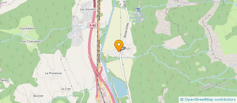 localisation de l'entreprise MONSIEUR STEPHANE MORICEAU  SALLANCHES