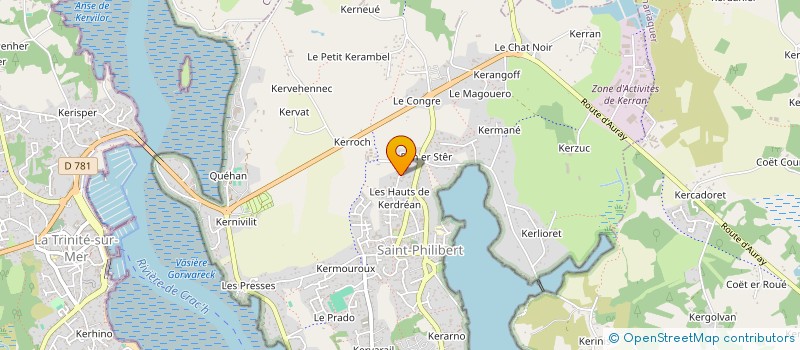 localisation de l'entreprise MONSIEUR STEPHANE MORIN  SAINT-PHILIBERT