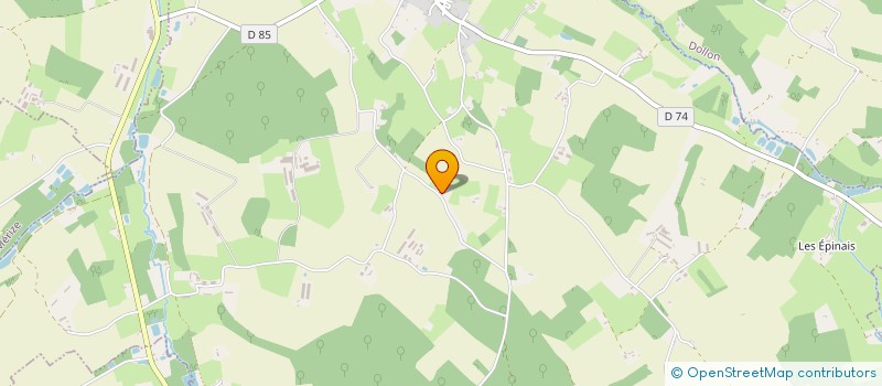 localisation de l'entreprise MONSIEUR STEPHANE MORIN  TRESSON