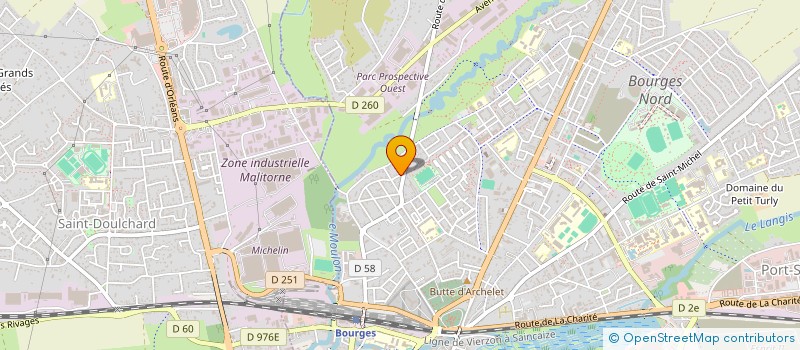 localisation de l'entreprise MONSIEUR STEPHANE MORISSE  BOURGES