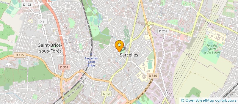 localisation de l'entreprise MONSIEUR STEPHANE MORISSEAU à SARCELLES