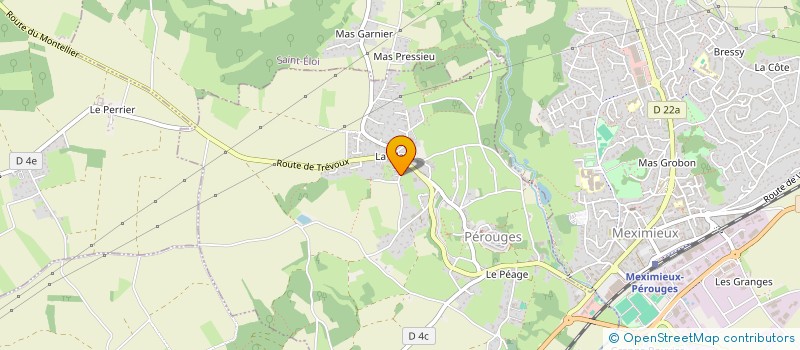 localisation de l'entreprise MONSIEUR STEPHANE MORISSET à PEROUGES