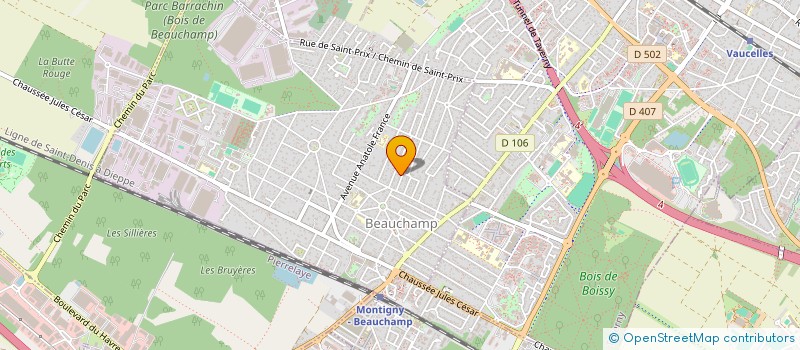 localisation de l'entreprise MONSIEUR STEPHANE MORMAND  BEAUCHAMP