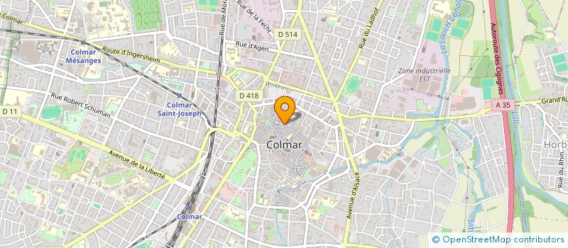 localisation de l'entreprise MONSIEUR STEPHANE MORMIN  COLMAR