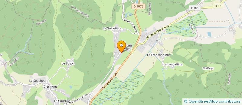 localisation de l'entreprise MONSIEUR STEPHANE MORO  VILLAGES DU LAC DE PALADRU