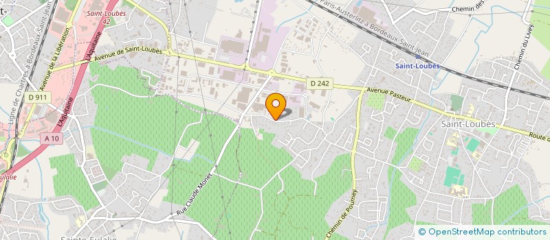 localisation de l'entreprise MONSIEUR STEPHANE MORPAIN à SAINT-LOUBES