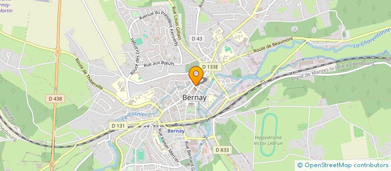 localisation de l'entreprise MONSIEUR STEPHANE MORRA  BERNAY