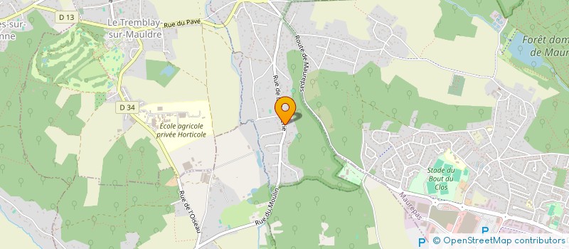 localisation de l'entreprise MONSIEUR STEPHANE MORTELETTE  JOUARS-PONTCHARTRAIN