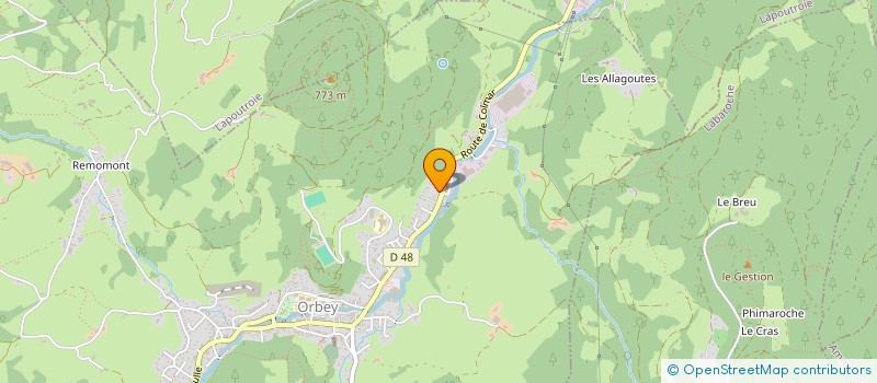 localisation de l'entreprise MONSIEUR STEPHANE MOSCOPOULOS  ORBEY