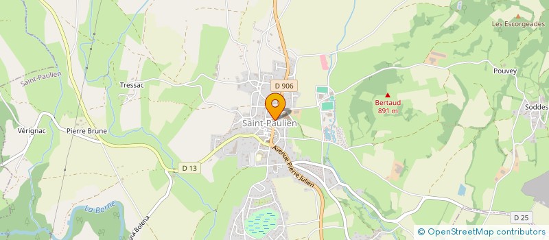 localisation de l'entreprise MONSIEUR STEPHANE MOSNIER  SAINT-PAULIEN