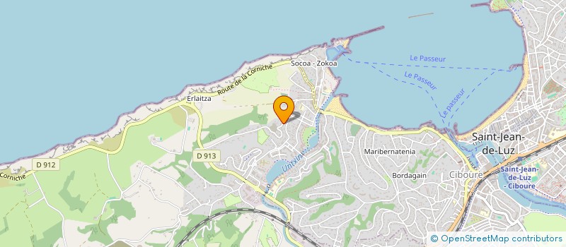 localisation de l'entreprise MONSIEUR STEPHANE MOSSE à URRUGNE