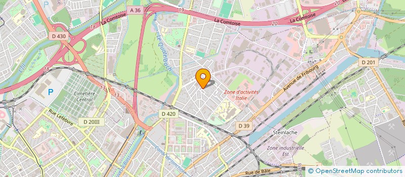 localisation de l'entreprise MONSIEUR STEPHANE MOSSER  ILLZACH