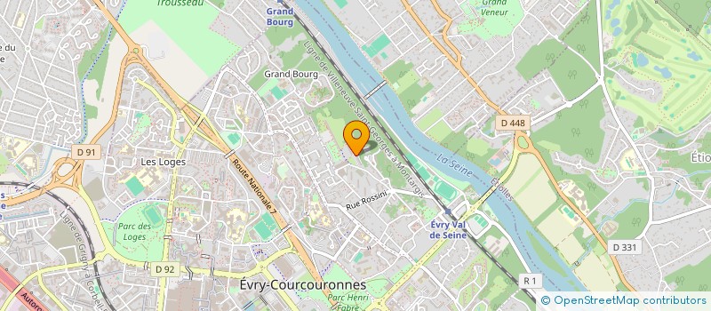 localisation de l'entreprise MONSIEUR STEPHANE MOUILLON  EVRY-COURCOURONNES