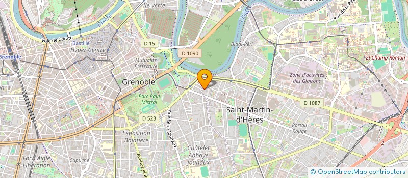 localisation de l'entreprise MONSIEUR STEPHANE MOULIN  SAINT-MARTIN-D'HERES