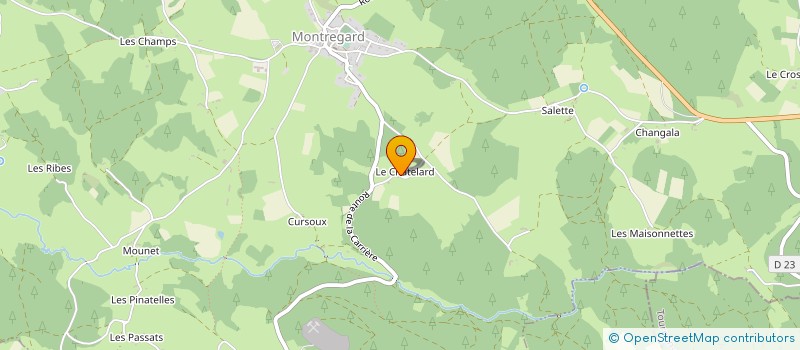 localisation de l'entreprise MONSIEUR STEPHANE MOULIN  MONTREGARD