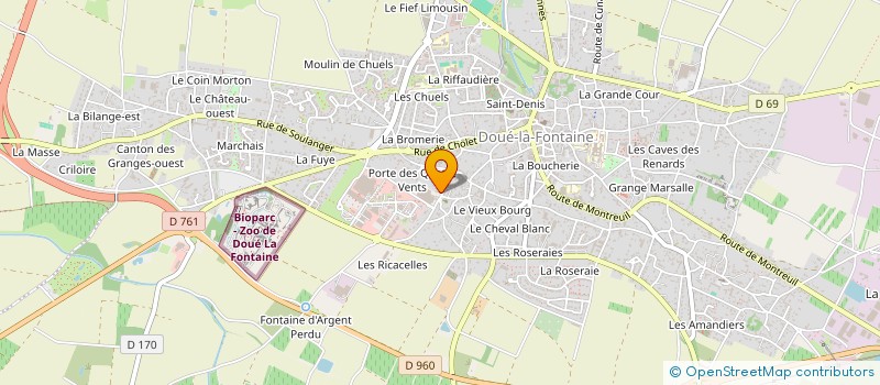 localisation de l'entreprise MONSIEUR STEPHANE MOULIN  DOUE-EN-ANJOU