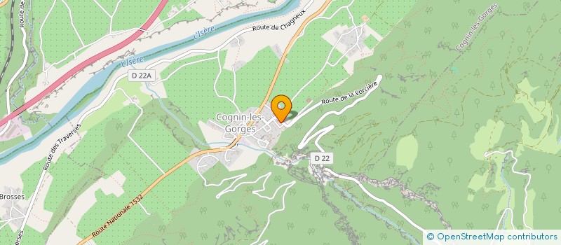 localisation de l'entreprise MONSIEUR STEPHANE MOURARET  COGNIN-LES-GORGES