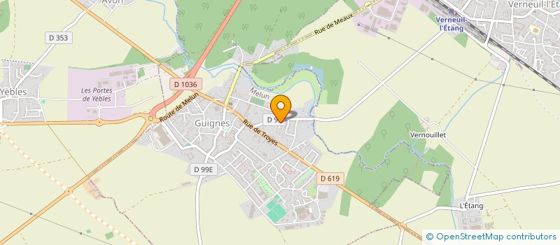 localisation de l'entreprise MONSIEUR STEPHANE MOURON  CHAUMES-EN-BRIE