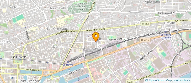 localisation de l'entreprise MONSIEUR STEPHANE MOYON  LE HAVRE