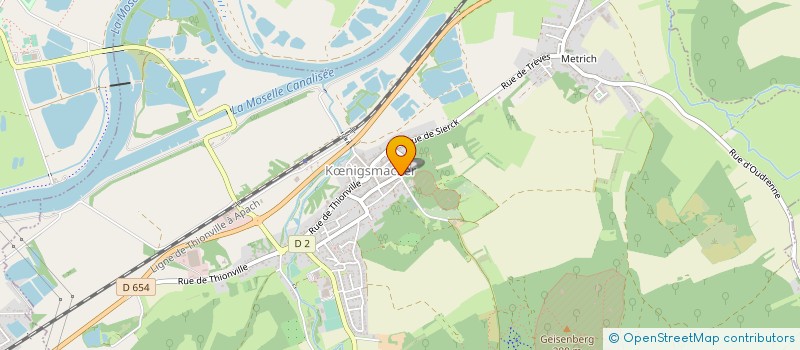 localisation de l'entreprise MONSIEUR STEPHANE MULLER  KNIGSMACKER