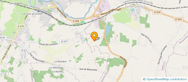 localisation de l'entreprise MONSIEUR STEPHANE MUNTAL  SAINTE-CECILE