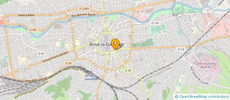 localisation de l'entreprise MONSIEUR STEPHANE MURIT  BRIVE-LA-GAILLARDE