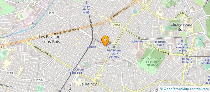 localisation de l'entreprise MONSIEUR STEPHANE N'CHO  LIVRY-GARGAN