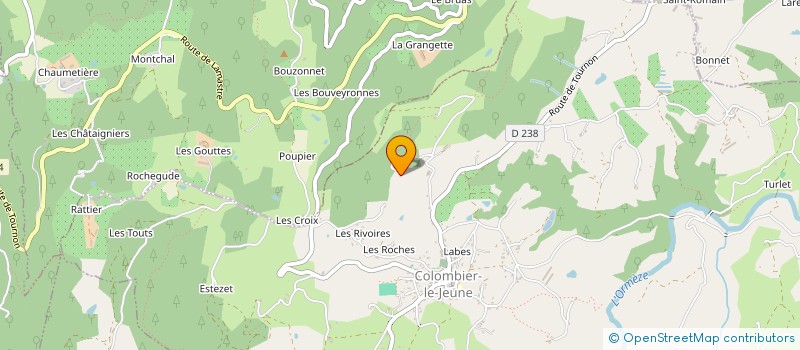 localisation de l'entreprise MONSIEUR STEPHANE N'GUYEN  COLOMBIER-LE-JEUNE