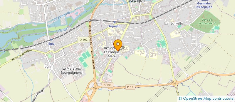 localisation de l'entreprise MONSIEUR STEPHANE NAGAMOUTTOU  ARPAJON