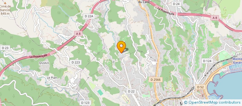 localisation de l'entreprise MONSIEUR STEPHANE NAPOLI  MENTON