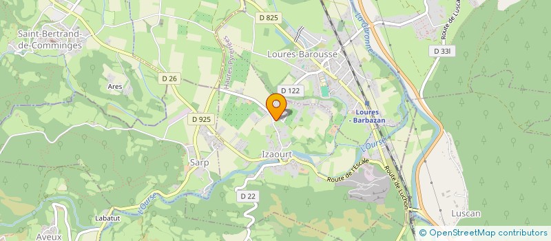 localisation de l'entreprise MONSIEUR STEPHANE NARR  IZAOURT