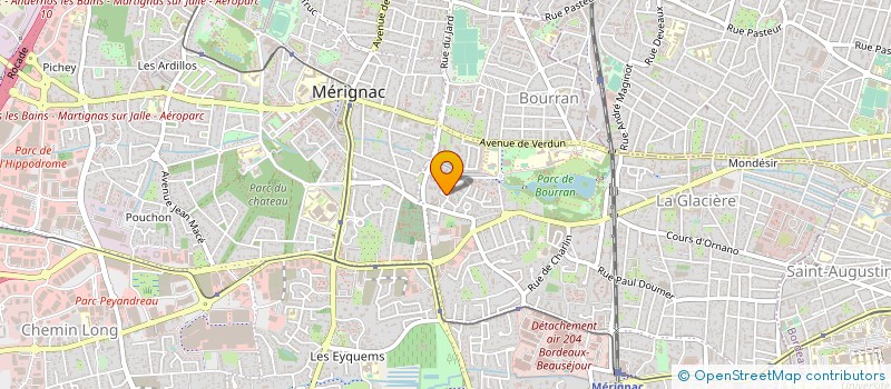 localisation de l'entreprise MONSIEUR STEPHANE NATIVEL  MERIGNAC