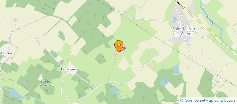 localisation de l'entreprise MONSIEUR STEPHANE NAUDIN  ST MARTIN DES CHAMPS