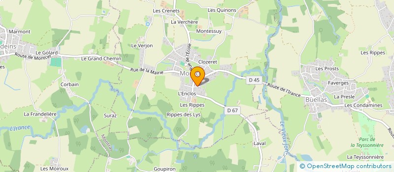 localisation de l'entreprise MONSIEUR STEPHANE NAULET  MONTCET