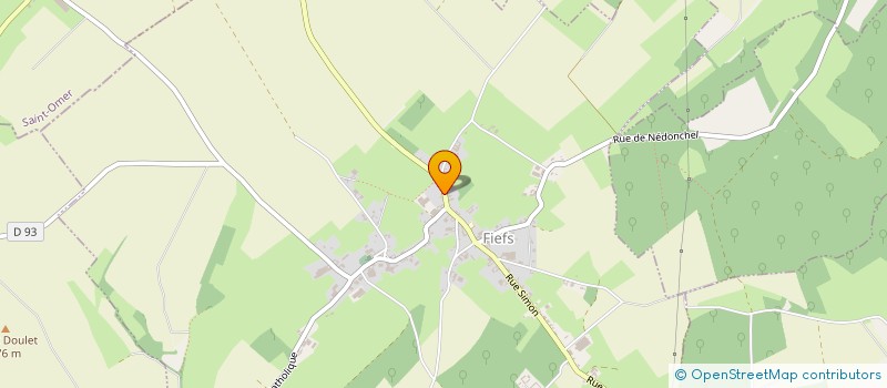 localisation de l'entreprise MONSIEUR STEPHANE NEDONCHEL  FIEFS