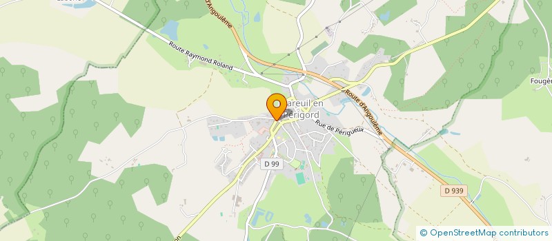 localisation de l'entreprise MONSIEUR STEPHANE NERISSON  MAREUIL EN PERIGORD